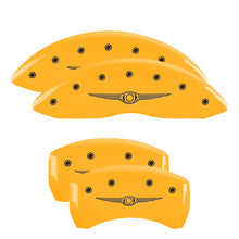 Cargar imagen en el visor de la galería, MGP Front set 2 Caliper Covers Engraved Front MGP Red finish silver ch