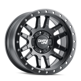 Dirty Life 9309 Canyon Pro 17x9/5x127 BP/-38mm Offset/71.5mm Hub Matte Black Wheel - Beadlock