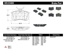 Charger l&#39;image dans la galerie, StopTech 02-08 Audi A4 Quattro / 2/99-02 Audi S4 / 93-10 VW Golf GL/GLS Performance Rear Brake Pads