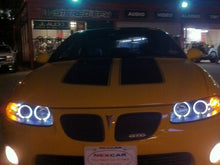 Charger l&#39;image dans la galerie, Spyder Pontiac GTO 04-06 Projector Headlights LED Halo LED Black High H1 Low H1 PRO-YD-PGTO04-HL-BK