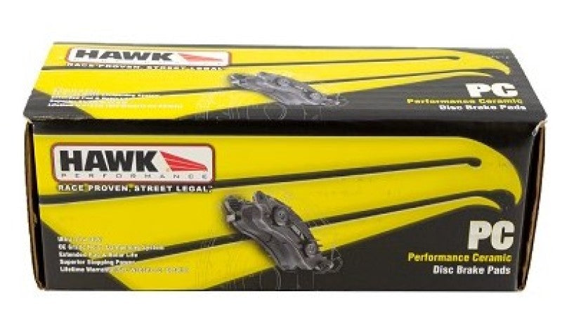 Hawk 15-17 Ford Mustang Performance Ceramic Rear Brake Pads - 2to4wheels