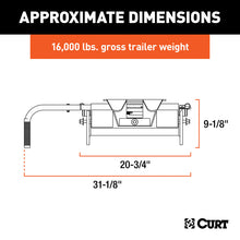 गैलरी व्यूवर में इमेज लोड करें, Curt E16 5th Wheel Hitch Head