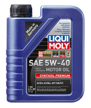 Charger l'image dans la galerie, LIQUI MOLY 1L Synthoil Premium Motor Oil SAE 5W40 - Single
