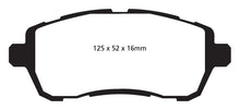 Cargar imagen en el visor de la galería, EBC 10+ Ford Fiesta 1.6L (Excl ST) Yellowstuff Front Brake Pads
