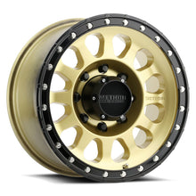 Load image into Gallery viewer, Method MR315 17x8.5 0mm Offset 8x6.5 130.81mm CB Gold/Black Street Loc Wheel