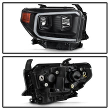 Charger l&#39;image dans la galerie, xTune 14-17? Toyota Tundra DRL LED Light Bar Projector Headlights - Black (PRO-JH-TTU14-LB-BK)