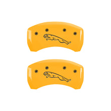गैलरी व्यूवर में इमेज लोड करें, MGP 4 Caliper Covers Engraved Front &amp; Rear MGP Black finish silver ch
