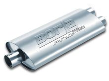गैलरी व्यूवर में इमेज लोड करें, Borla Universal Center/Dual Oval 2.5in In/Dual 2.5in Out 19in x 4in x 9.5in Notched PRO-XS Muffler