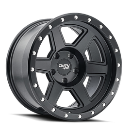 Dirty Life 9315 Compound 17x9 / 6x139.7 BP / -12mm Offset / 106mm Hub Matte Black Wheel
