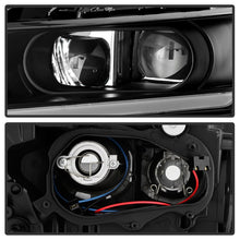 Charger l&#39;image dans la galerie, xTune 14-18 Chevy Impala (Excl Limited) DRL Halogen Proj Headlights - Blk (PRO-JH-CIM15-LB-BK)