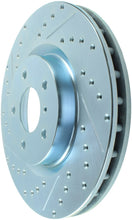 Laden Sie das Bild in den Galerie-Viewer, StopTech Select Sport Nissan Slotted and Drilled Right Front Rotor