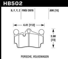 Cargar imagen en el visor de la galería, Hawk 2007-2014 Audi Q7 Premium HPS 5.0 Rear Brake Pads
