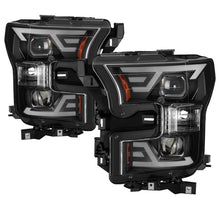 Charger l&#39;image dans la galerie, xTune 15-17 Ford F-150 DRL LED Light Bar Projector Headlights - Black (PRO-JH-FF15015-LB-BK)