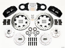 Laden Sie das Bild in den Galerie-Viewer, Wilwood Dynapro 6 Front Hub Kit 12.19in Drilled 1965-1969 Mustang Disc &amp; Drum Spindle