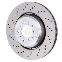 Laden Sie das Bild in den Galerie-Viewer, SHW 08-13 BMW M3 4.0L Left Front Cross-Drilled Lightweight Brake Rotor