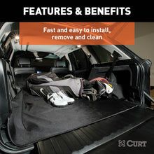 गैलरी व्यूवर में इमेज लोड करें, Curt Seat Defender 60in x 60in Removable Waterproof Black Cargo Blanket Protector