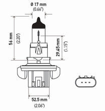 गैलरी व्यूवर में इमेज लोड करें, Hella Bulb H13 12V 60/55W P264T T4 Sb