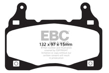 Charger l&#39;image dans la galerie, EBC 11-15 Chevrolet Camaro (5th Gen) 6.2 Redstuff Front Brake Pads