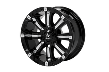 Load image into Gallery viewer, RBP 94R 20x10 5x150 BP / 4.5 BS -25mm Offset 110mm CB (Hub Centric) Black w/Chrome Inserts Wheel