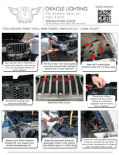 गैलरी व्यूवर में इमेज लोड करें, Oracle Pre-Runner Style LED Grille Kit for Jeep Wrangler JL - Amber