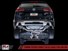 Charger l&#39;image dans la galerie, AWE Tuning VW MK7 Golf Alltrack/Sportwagen 4Motion Touring Edition Exhaust - Diamond Black Tips