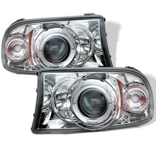 Laden Sie das Bild in den Galerie-Viewer, Spyder Dodge Dakota 97-04/Durango 98-03 1PC Projector Headlights LED Halo LED Chrm PRO-YD-DDAK97-C