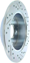 Laden Sie das Bild in den Galerie-Viewer, StopTech Select Sport Drilled &amp; Slotted Rotor - Front Left