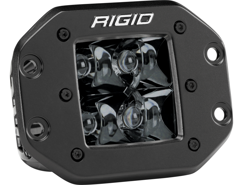 Rigid Industries D2 - Midnight Edition Flush Mount Spot Light - Single