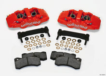 गैलरी व्यूवर में इमेज लोड करें, Wilwood AERO6 Front Caliper &amp; Bracket Kit - Red 97-13 C5/C6 Corvette w/ OEM HD/Z51 Rotors