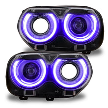 Carica l'immagine nel visualizzatore di Gallery, Oracle 15-21 Dodge Challenger RGB+W Headlight DRL Upgrade Kit - ColorSHIFT+W