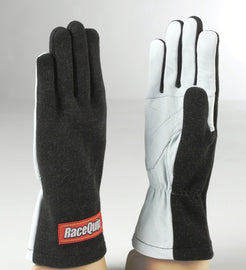 RaceQuip Black Basic Race Glove - X-Large - 2to4wheels