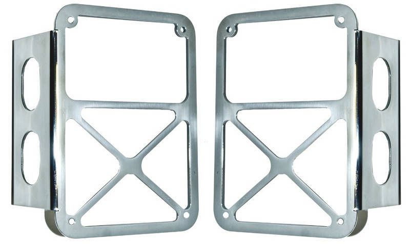 DV8 Offroad 2007-2018 Jeep JK Tail Lamp Guards Stainless
