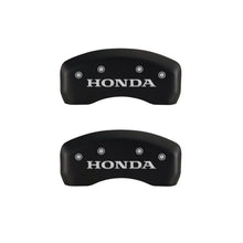 गैलरी व्यूवर में इमेज लोड करें, MGP 4 Caliper Covers Engraved Front &amp; Rear Honda Red finish silver ch