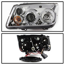 Cargar imagen en el visor de la galería, Spyder Volkswagen Jetta 99-05 Projector HeadlightsLED Halo Chrm PRO-YD-VJ99-HL-C