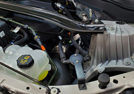 J&L 2020 Ford Explorer 2.3L EcoBoost Driver Side Oil Separator 3.0 - Black Anodized