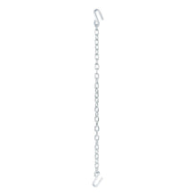 Load image into Gallery viewer, Curt 48in Safety Chain w/2 S-Hooks (7000lbs Clear Zinc)
