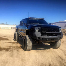 गैलरी व्यूवर में इमेज लोड करें, Road Armor 08-13 GMC 1500 Stealth Front Winch Bumper w/Pre-Runner Guard - Tex Blk