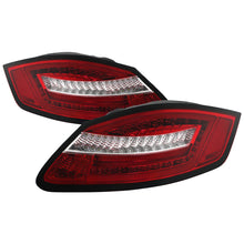 Charger l&#39;image dans la galerie, Spyder Porsche 987 Cayman 06-08 / Boxster 05-08 LED Tail Lights - Red Clear ALT-YD-P98705-LED-RC