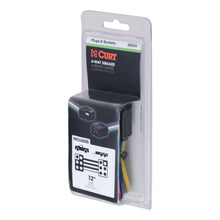 Load image into Gallery viewer, Curt 6-Way Square Connector Plug &amp; Socket w/12in Wires (Packaged)