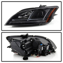 Carica l&#39;immagine nel visualizzatore di Gallery, Spyder 08-15 Audi TT (HID Model Only) Projector Headlights - Sequential Signal - Black
