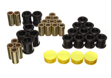 Carica l'immagine nel visualizzatore di Gallery, Energy Suspension 95-98 Nissan 240SX (S14) Black Rear Control Arm Bushing Set (Must reuse existing o