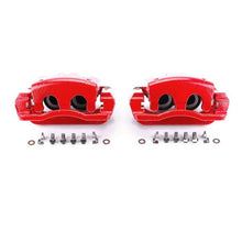 Carica l&#39;immagine nel visualizzatore di Gallery, Power Stop 05-07 Ford F-250 Super Duty Rear Red Calipers w/Brackets - Pair
