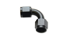Carica l&#39;immagine nel visualizzatore di Gallery, Vibrant -4AN Female 90 Degree Union Adapter (AN to AN) - Anodized Black Only