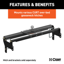 Load image into Gallery viewer, Curt 99-06 Chevrolet Silverado 3500 Classic Over-Bed Gooseneck Installation Brackets