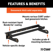 गैलरी व्यूवर में इमेज लोड करें, Curt 15-19 Chevrolet Silverado 2500 HD Double Lock EZr Gooseneck Installation Brackets