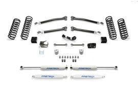 Fabtech 07-18 Jeep JK 4WD 2-Door 3in Trail System w/Perf. Shocks
