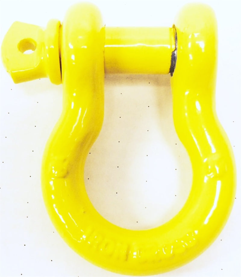 Iron Cross 3/4in D-Ring Shackle - Yellow - 2to4wheels