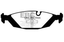 Carica l&#39;immagine nel visualizzatore di Gallery, EBC 87-88 BMW M5 3.5 (E28) Yellowstuff Rear Brake Pads