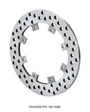 गैलरी व्यूवर में इमेज लोड करें, Wilwood Rotor-SuperAlloy-Rear Drag-Drilled 11.44 x .350 - Dynamic (Snap Ring Mnt)
