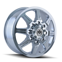 Cargar imagen en el visor de la galería, Mayhem 8101 Monstir 19.5x6.75 / 8x165.1 BP / 102mm Offset / 116.7mm Hub Front Chrome Wheel
